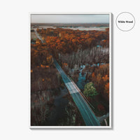 Princeton Fine Art Photo Print, Plainsboro, Cranbury, New Jersey, Aerial, Wall Decor, Poster