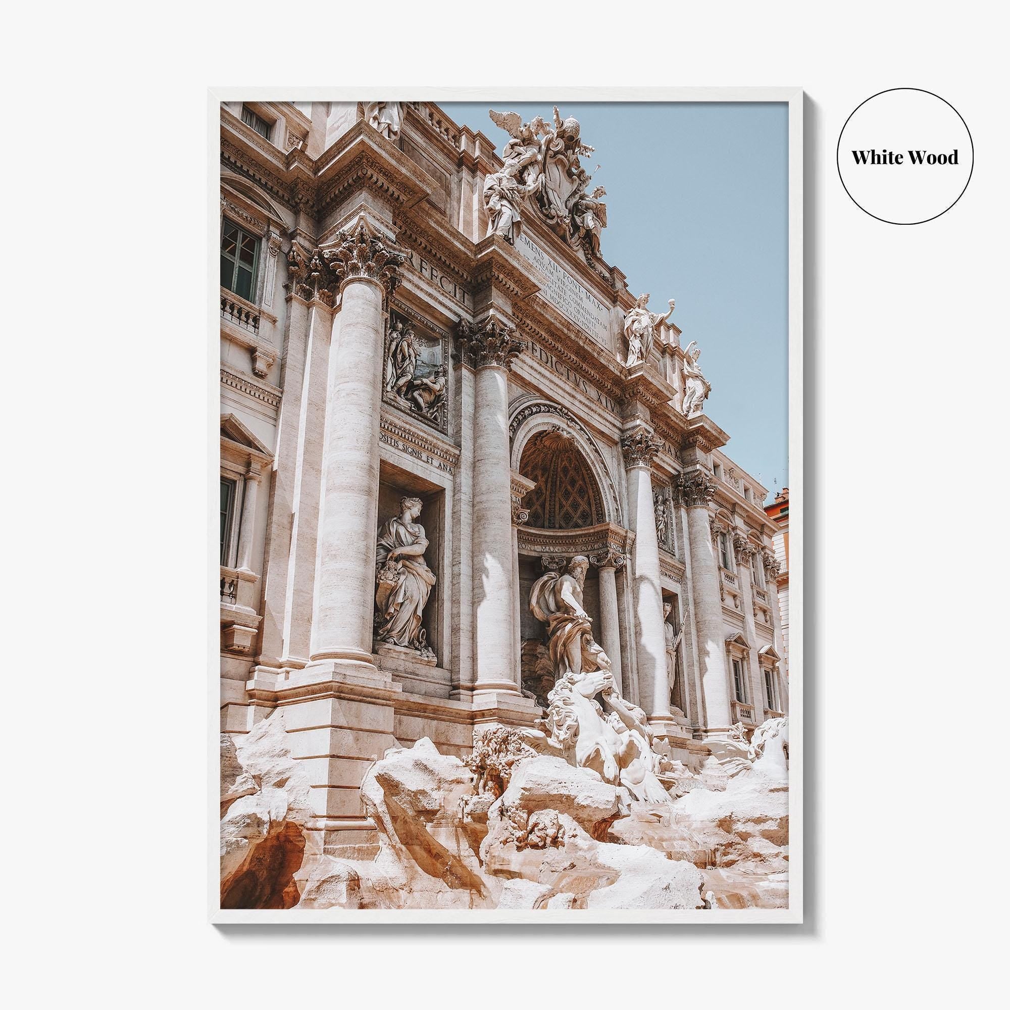 Rome Fine Art Photo Print, Trevi Fountain, Roma Italy Wall Decor, Photo Poster
