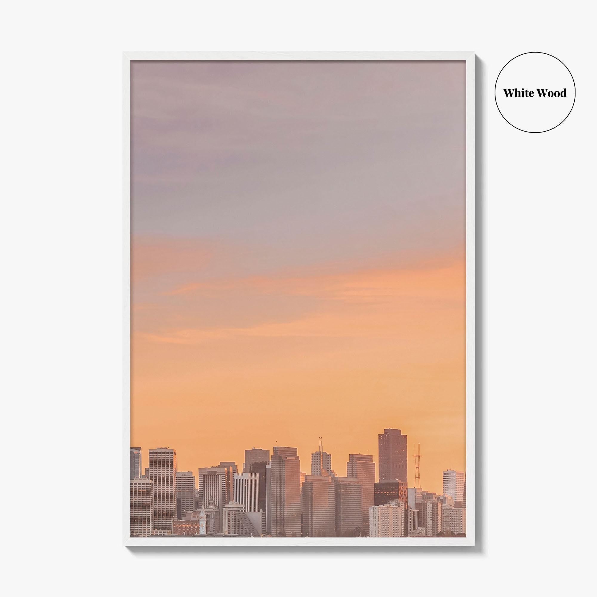 San Francisco Skyline Fine Art Photo Print, Bay Bridge, Treasure Island, California Poster, USA