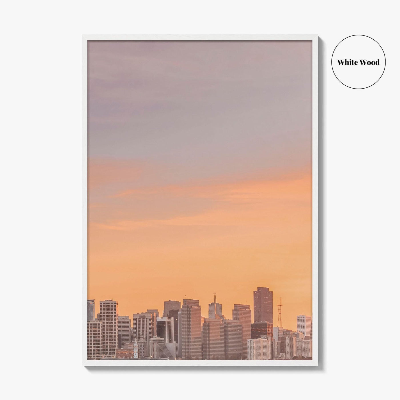 San Francisco Skyline Fine Art Photo Print, Bay Bridge, Treasure Island, California Poster, USA