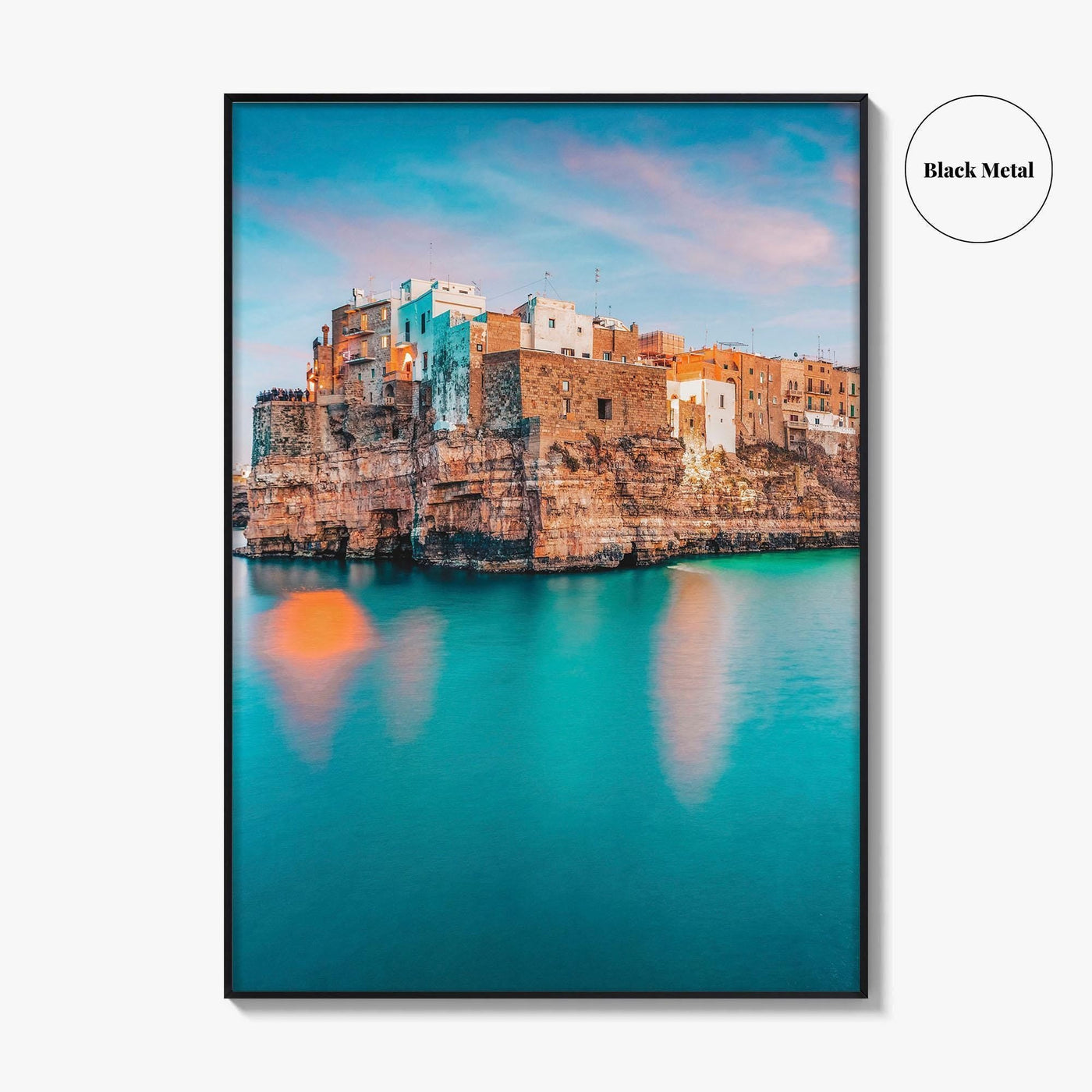 Polignano a Mare Fine Art Photo Print, Puglia Italy Wall Poster, Adriatic Sea