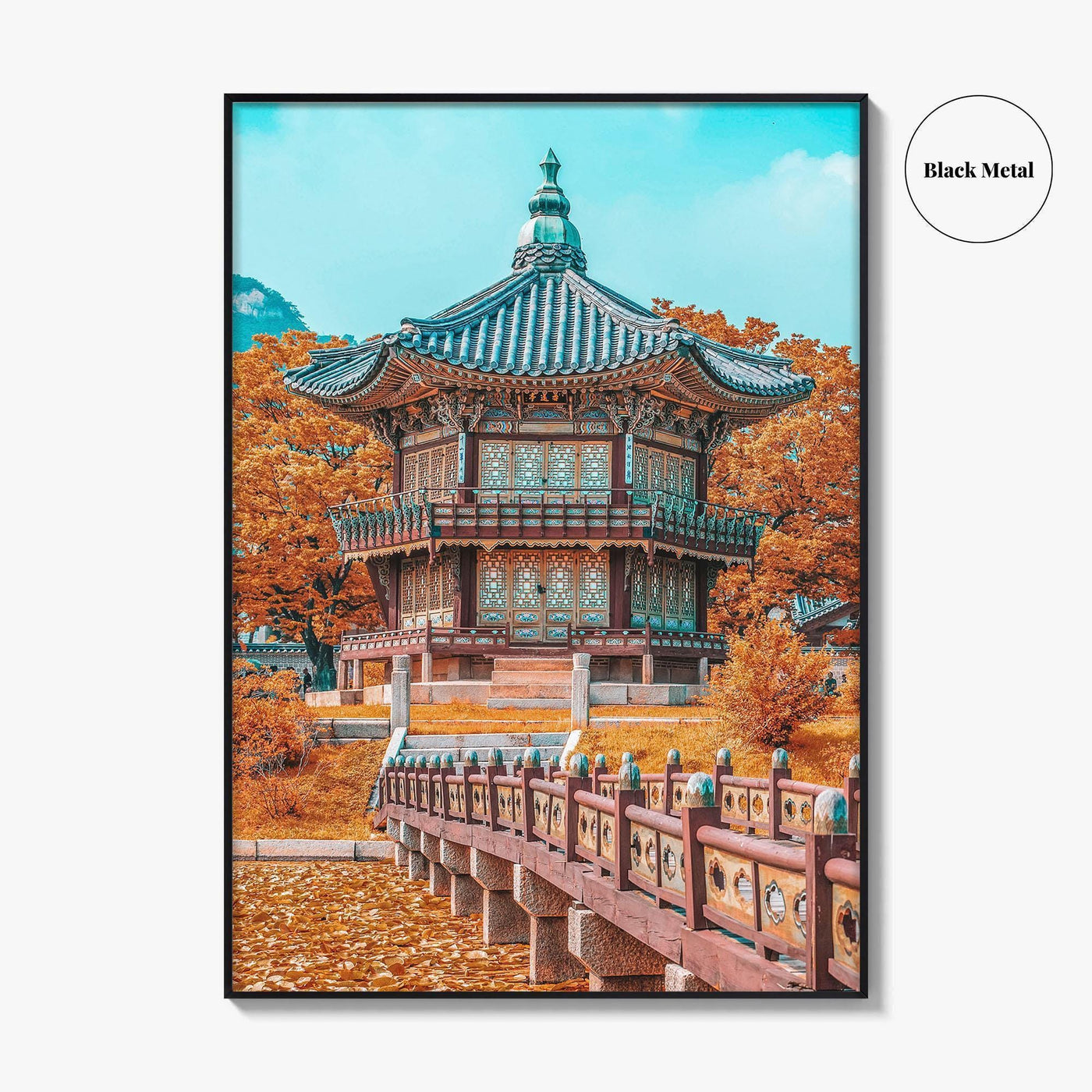 Seoul Fine Art Photo Print, Autumn Gyeongbokgung Palace, South Korea Wall Decor