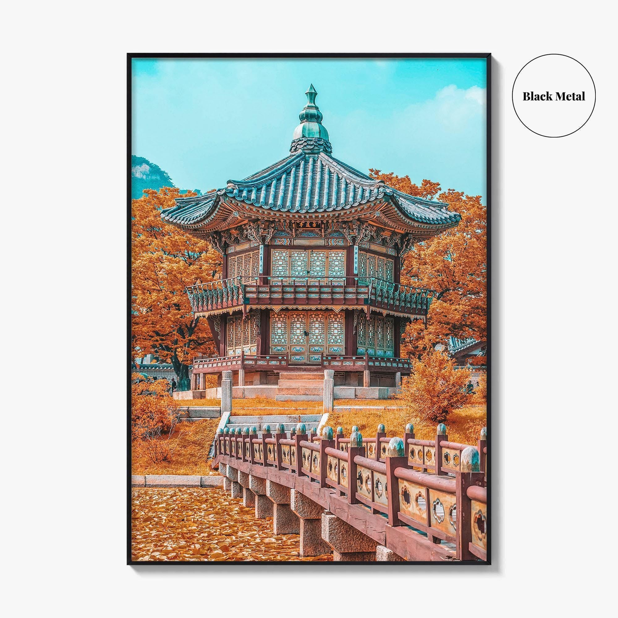Seoul Fine Art Photo Print, Autumn Gyeongbokgung Palace, South Korea Wall Decor