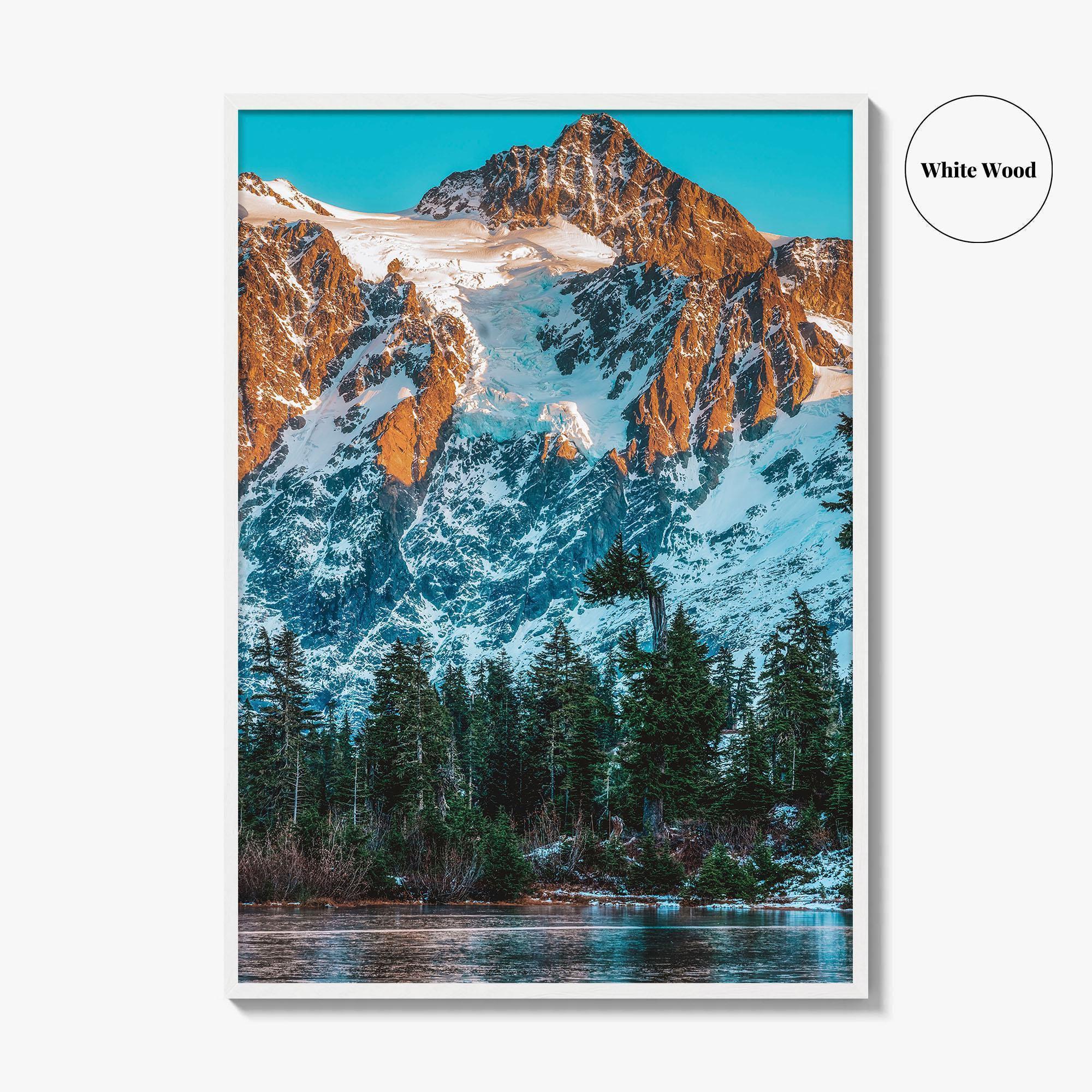 North Cascades National Park Fine Art Photo Print, Mt Shuksan, Washington, Wall Decor Poster
