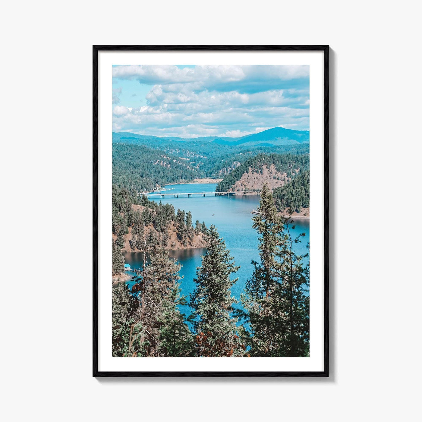 Lake Coeur d'Alene Fine Art Photo Print, Idaho USA Wall Decor Poster