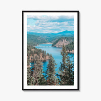 Lake Coeur d'Alene Fine Art Photo Print, Idaho USA Wall Decor Poster