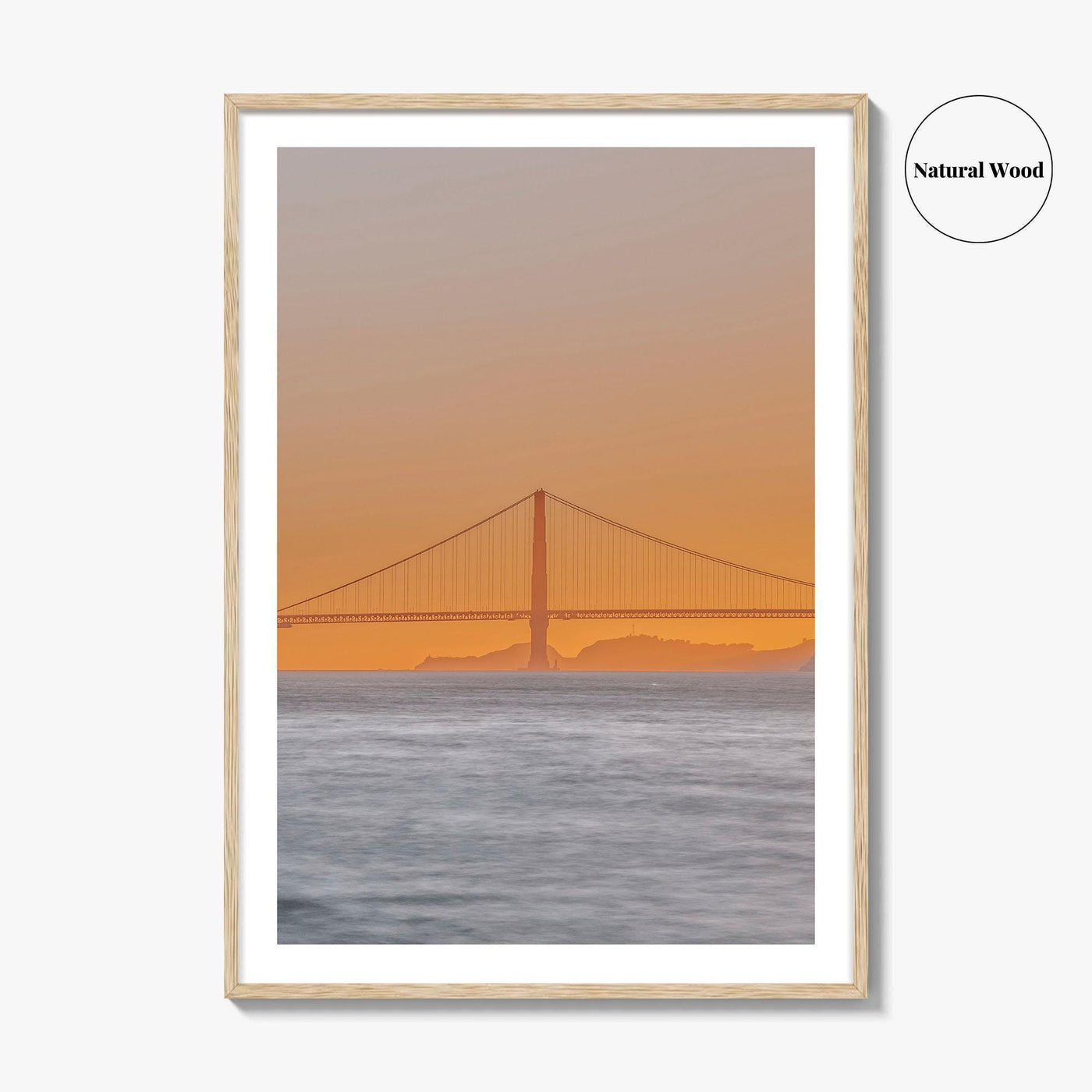 San Francisco Bay Area Golden Fine Art Photo Print, California Wall Poster, USA, SF