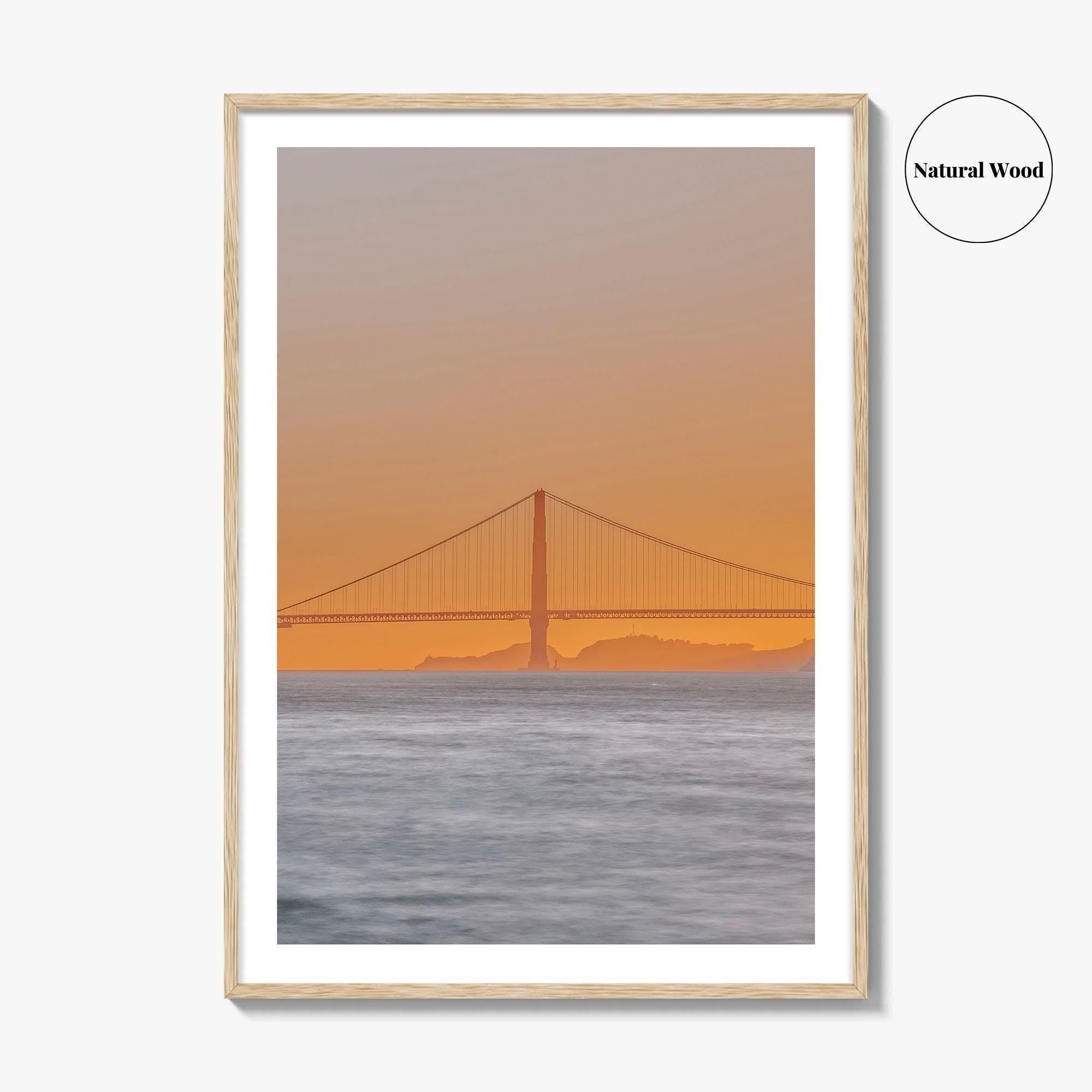 San Francisco Bay Area Golden Fine Art Photo Print, California Wall Poster, USA, SF