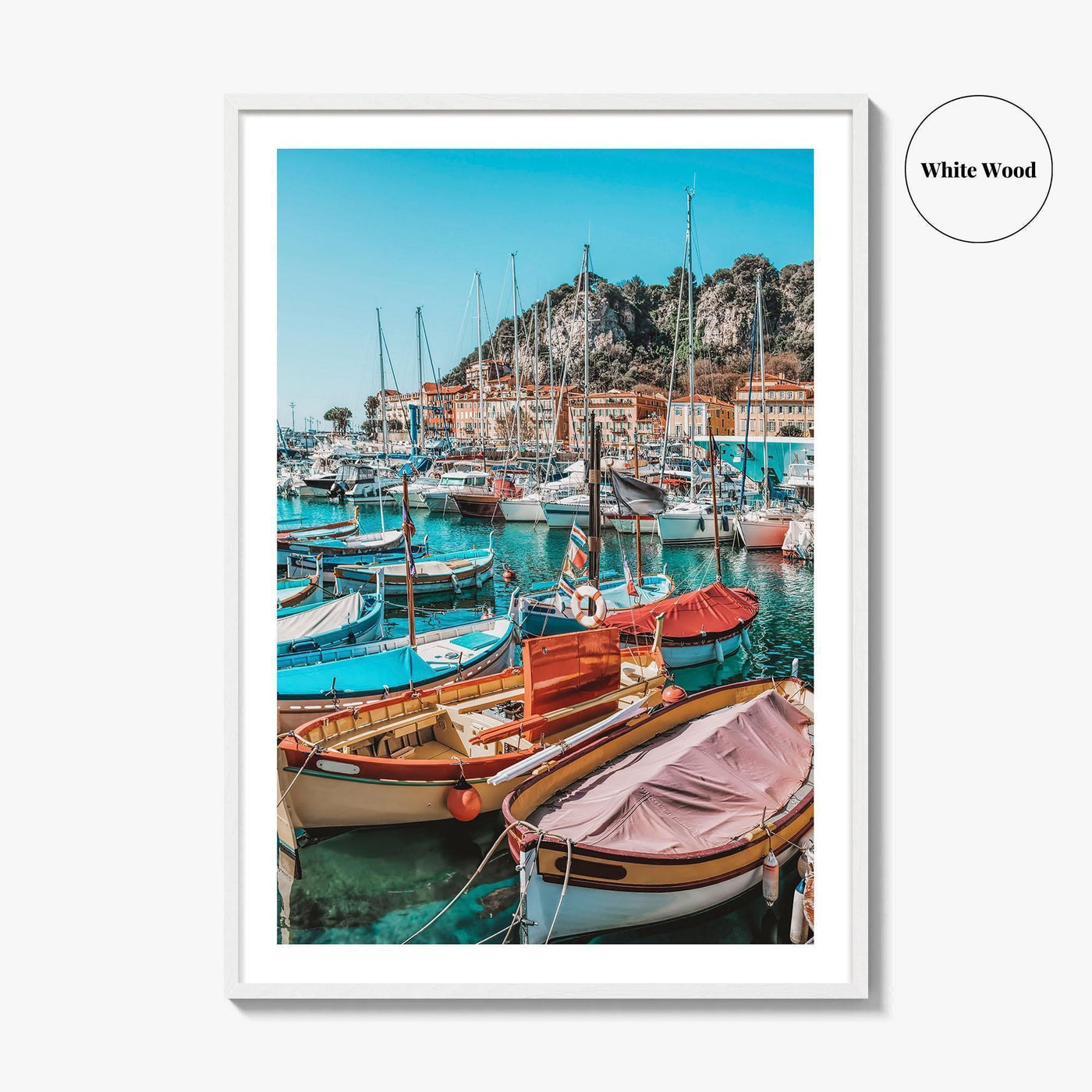 Nice Fine Art Photo Print, Old Fishing Port, France, French Riviera Wall Decor