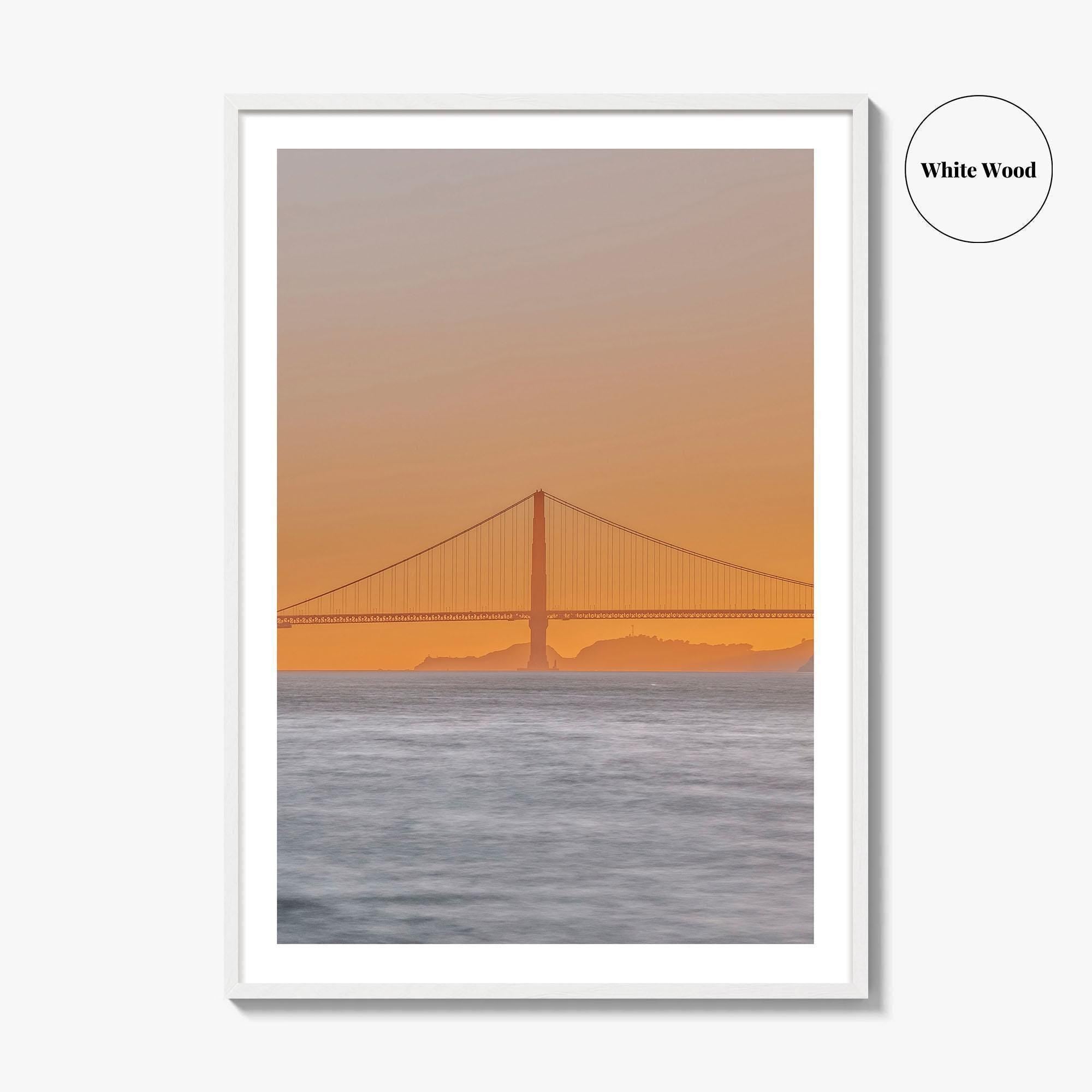 San Francisco Bay Area Golden Fine Art Photo Print, California Wall Poster, USA, SF
