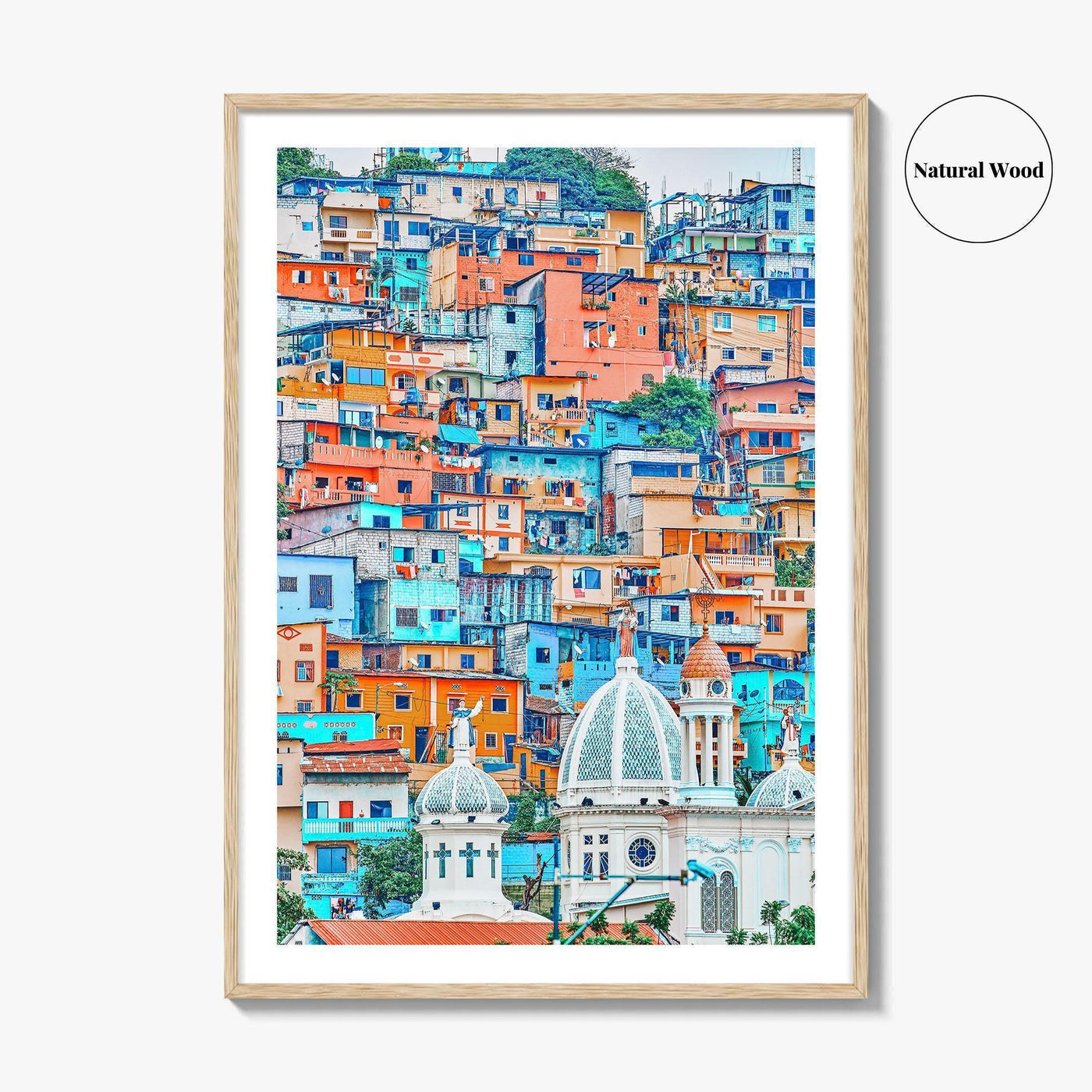 Guayaquil Fine Art Photo Print, Las Peñas, Santa Ana Hill, Ecuador Poster