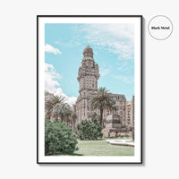 Montevideo Fine Art Photo Print, Plaza Independencia, Palacio Salvo, Uruguay Wall Poster