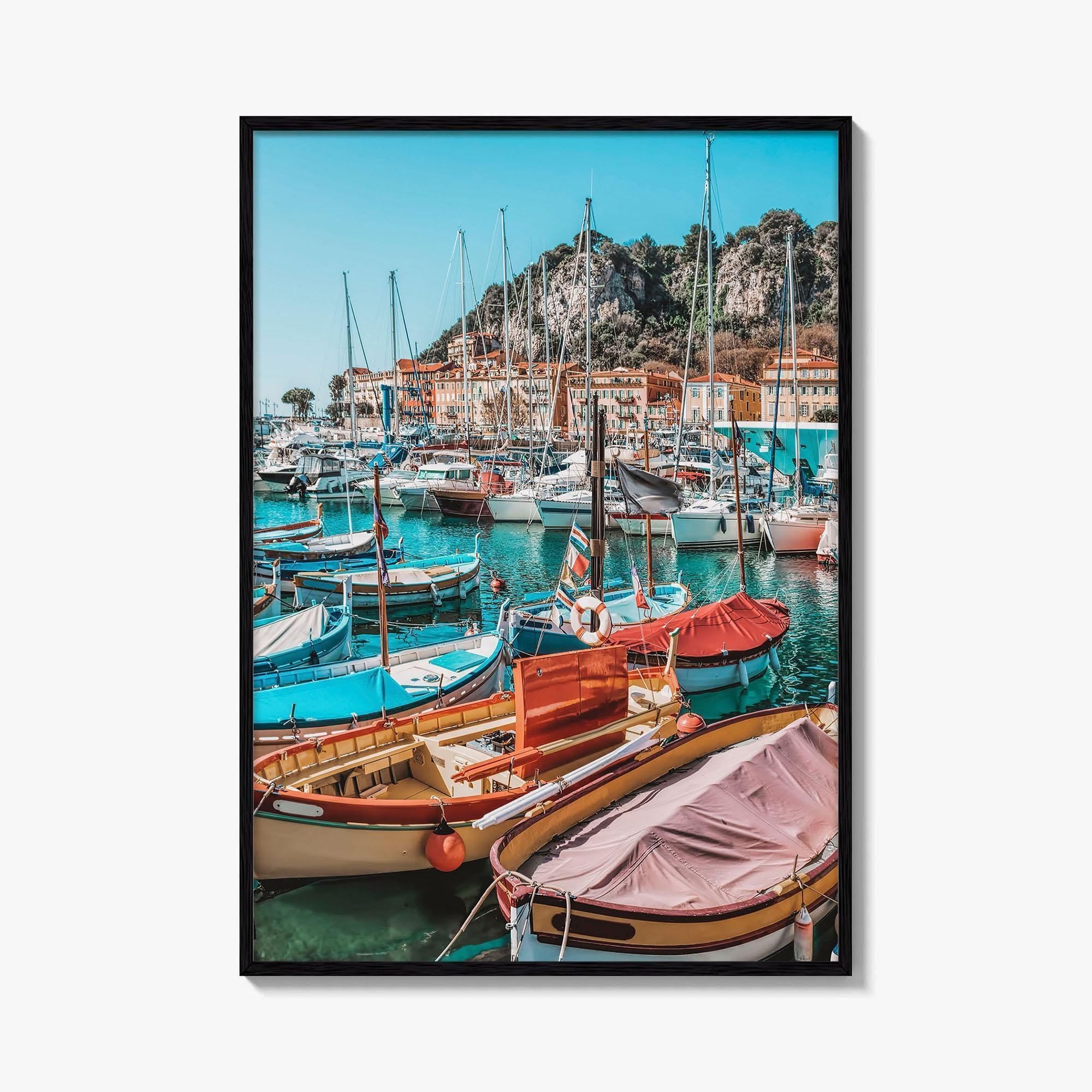 Nice Fine Art Photo Print, Old Fishing Port, France, French Riviera Wall Decor