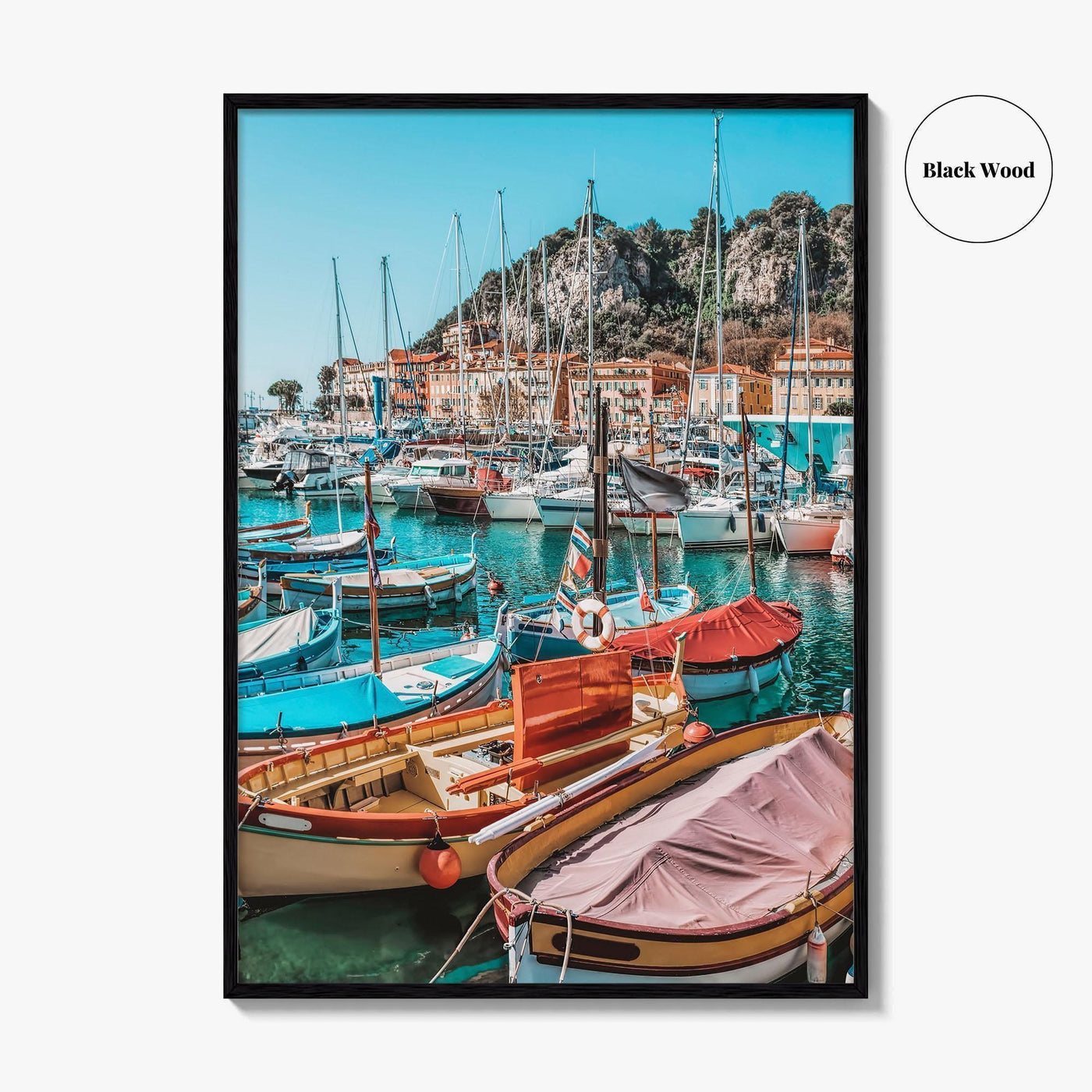 Nice Fine Art Photo Print, Old Fishing Port, France, French Riviera Wall Decor