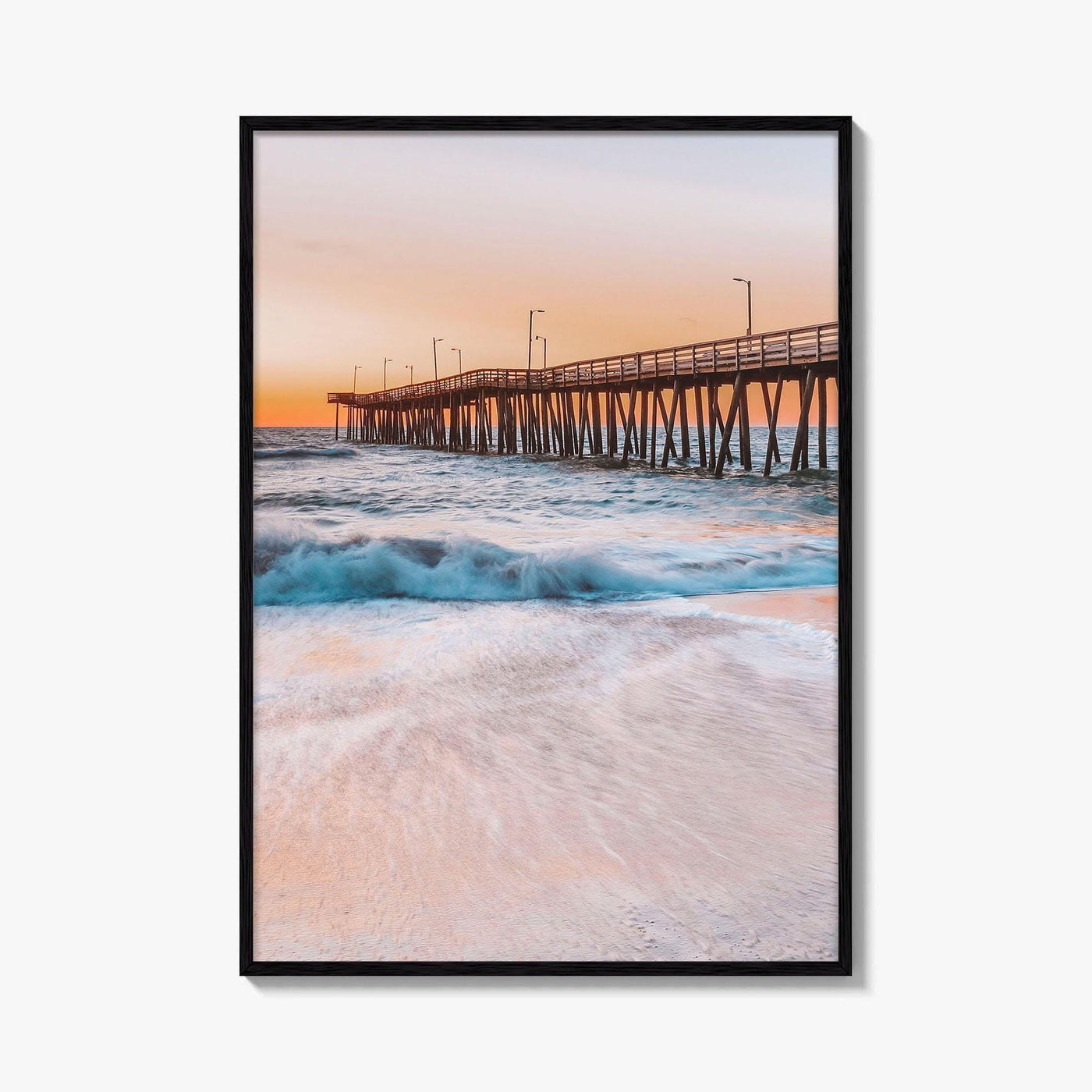 Virginia Beach Fine Art Photo Print, Fishing Pier, VA, USA, Wall Decor, Poster