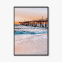 Virginia Beach Fine Art Photo Print, Fishing Pier, VA, USA, Wall Decor, Poster