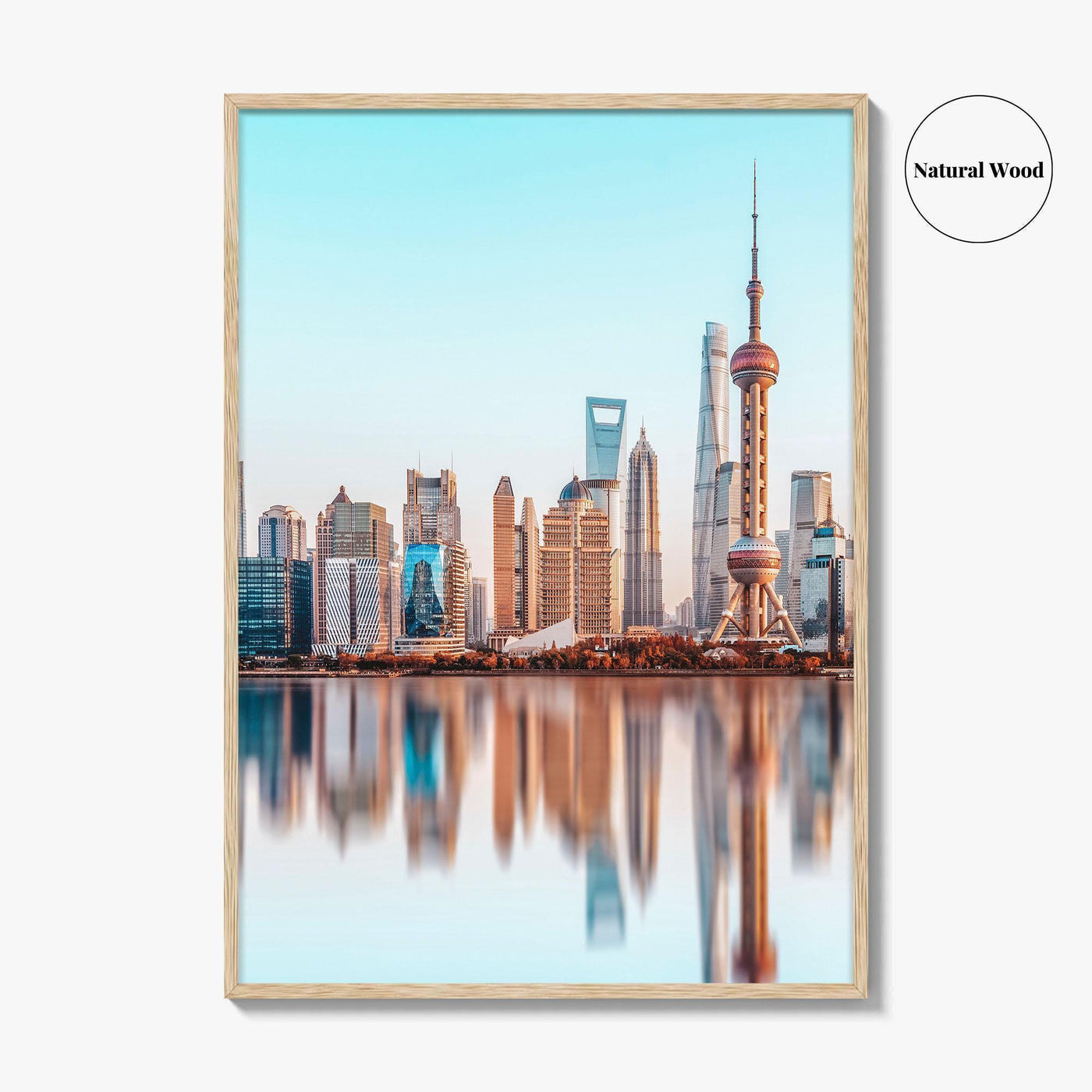 Shanghai Skyline Fine Art Photo Print, Wall Poster, Pudong, China