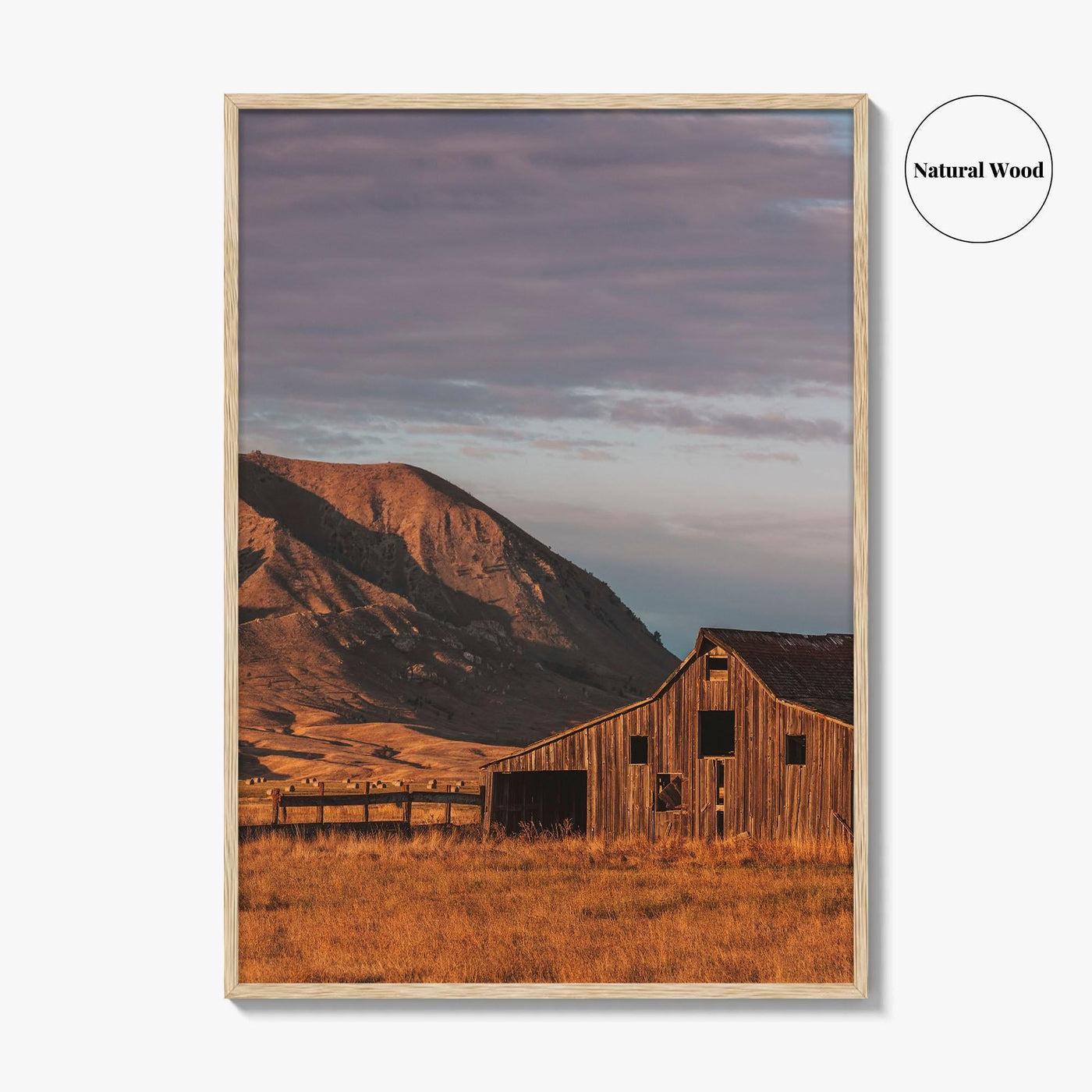 Bear Butte South Dakota Fine Art Photo Print, Sturgis, USA, Barn Poster
