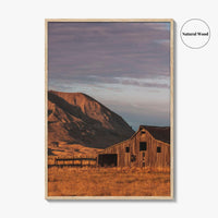 Bear Butte South Dakota Fine Art Photo Print, Sturgis, USA, Barn Poster