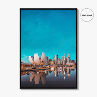 Singapore Skyline Fine Art Photo Print, Marina Bay, Photo Poster