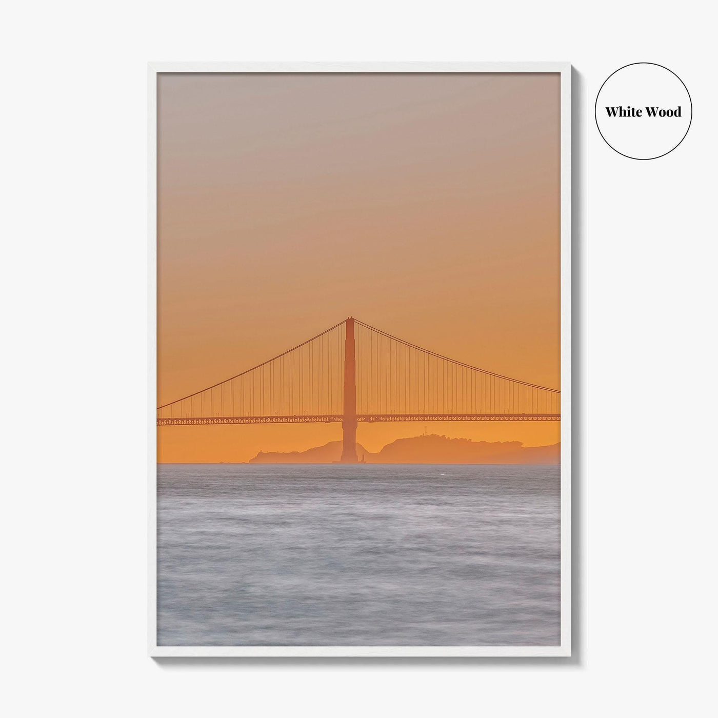 San Francisco Bay Area Golden Fine Art Photo Print, California Wall Poster, USA, SF