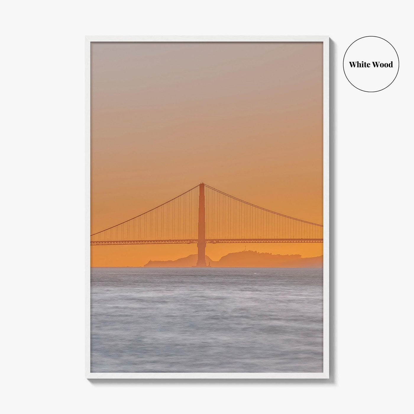 San Francisco Bay Area Golden Fine Art Photo Print, California Wall Poster, USA, SF