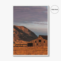 Bear Butte South Dakota Fine Art Photo Print, Sturgis, USA, Barn Poster
