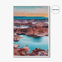 Lake Powell Fine Art Photo Print, Alstrom Point, Page Arizona, Wall Decor Poster