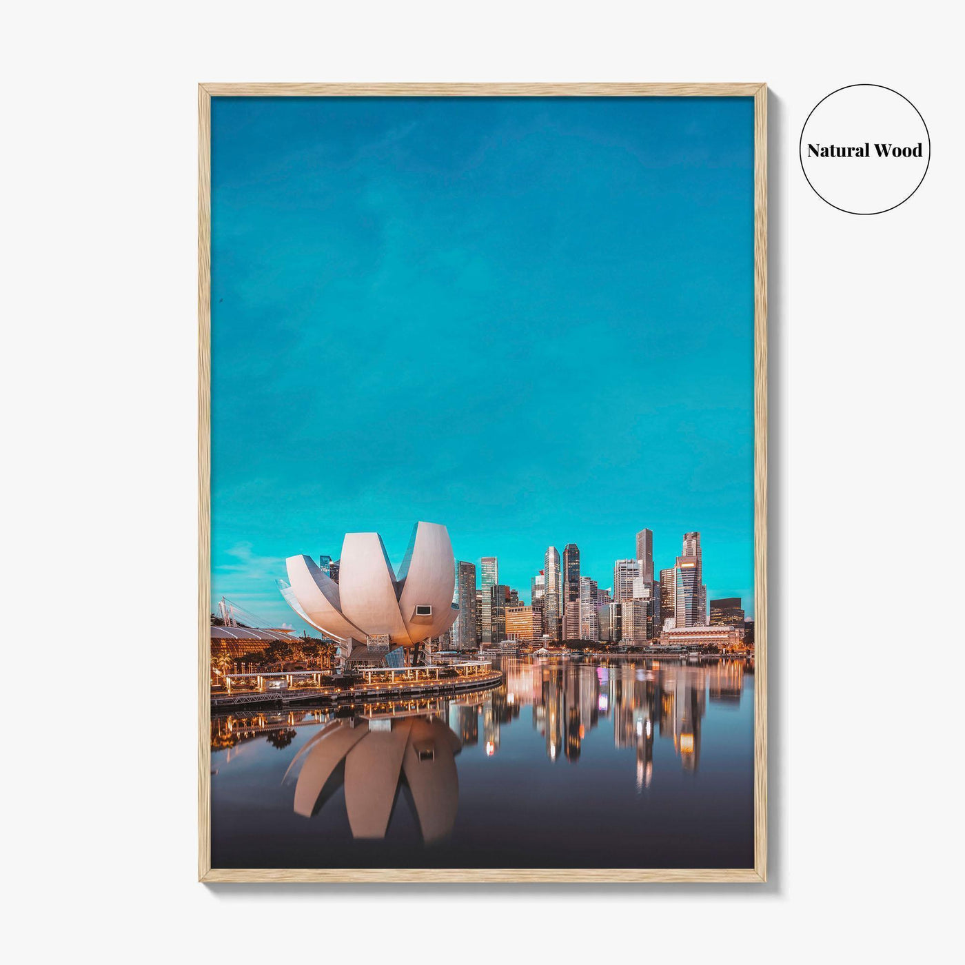 Singapore Skyline Fine Art Photo Print, Marina Bay, Photo Poster