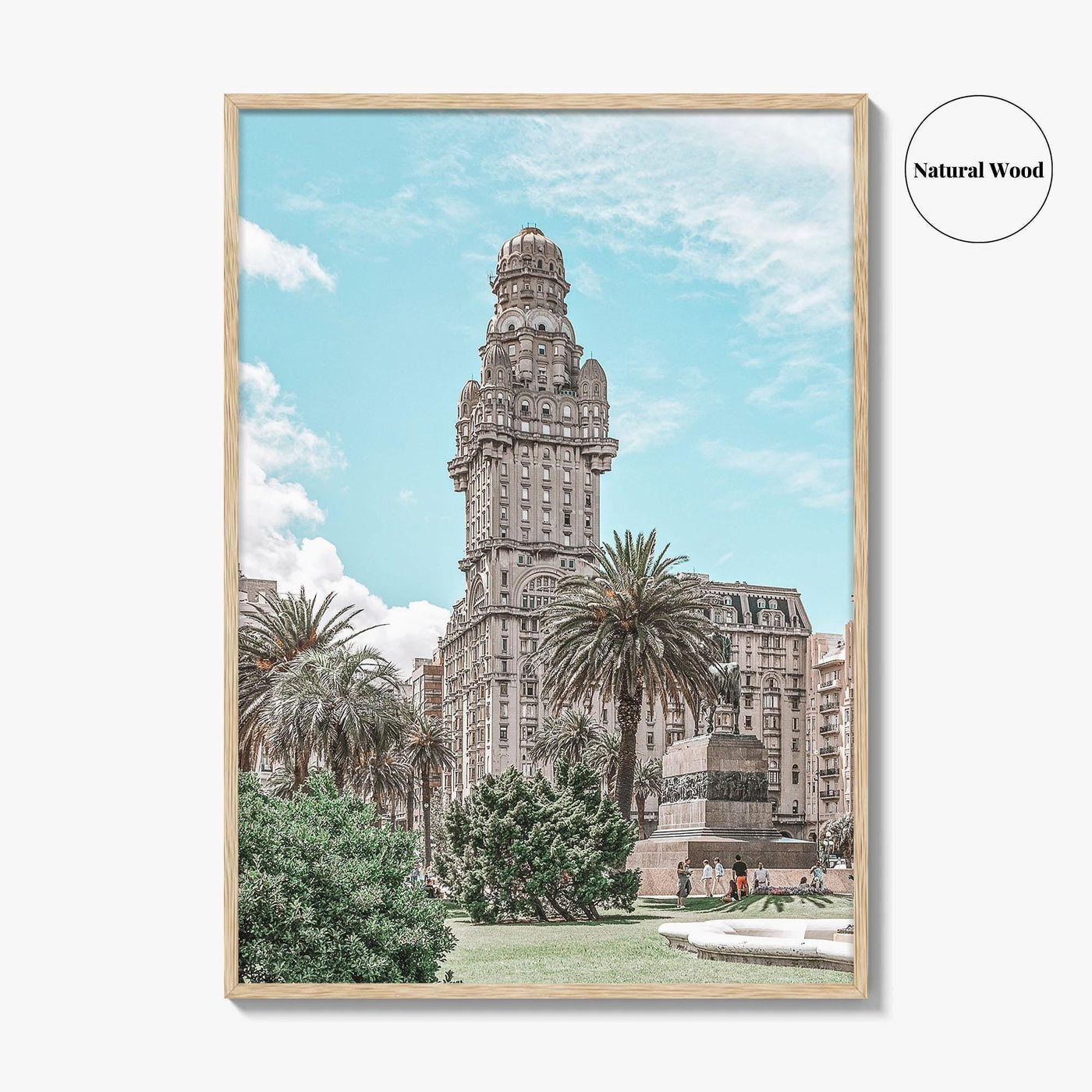 Montevideo Fine Art Photo Print, Plaza Independencia, Palacio Salvo, Uruguay Wall Poster