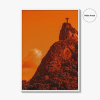 Rio de Janeiro Fine Art Photo Print, Christ the Redeemer, Brazil, Wall Decor Poster