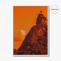 Rio de Janeiro Fine Art Photo Print, Christ the Redeemer, Brazil, Wall Decor Poster