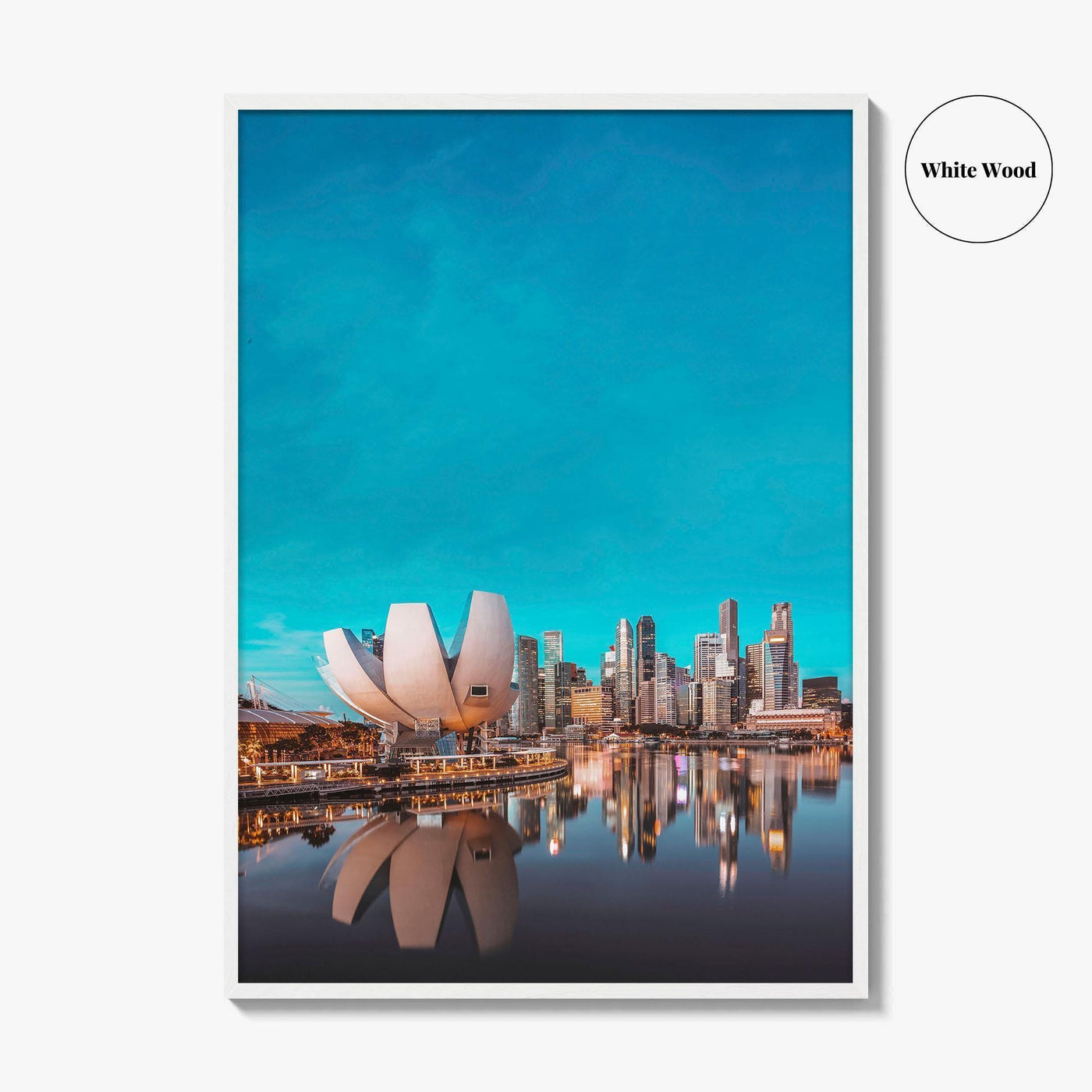 Singapore Skyline Fine Art Photo Print, Marina Bay, Photo Poster