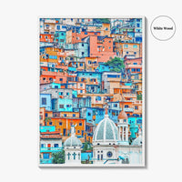 Guayaquil Fine Art Photo Print, Las Peñas, Santa Ana Hill, Ecuador Poster