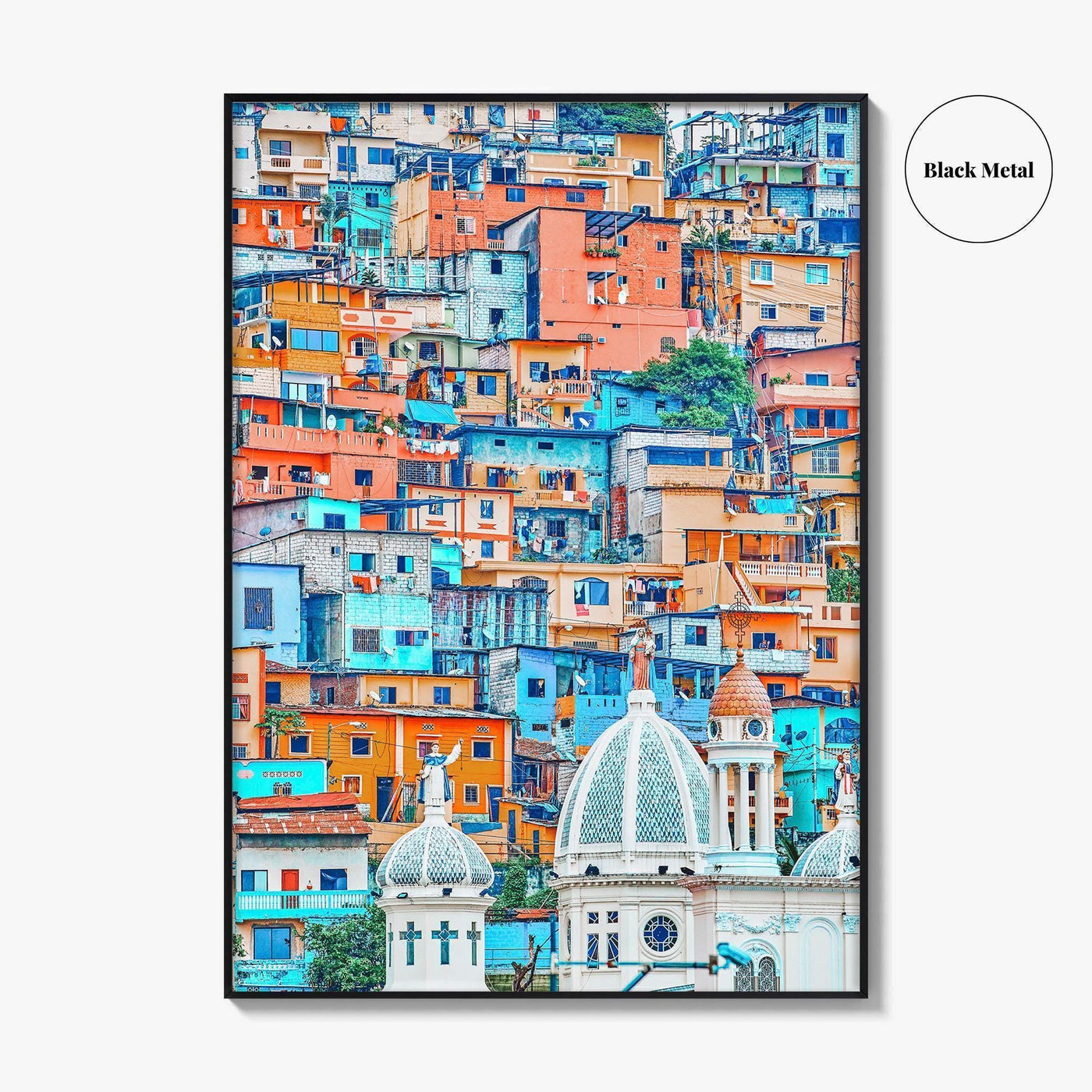Guayaquil Fine Art Photo Print, Las Peñas, Santa Ana Hill, Ecuador Poster