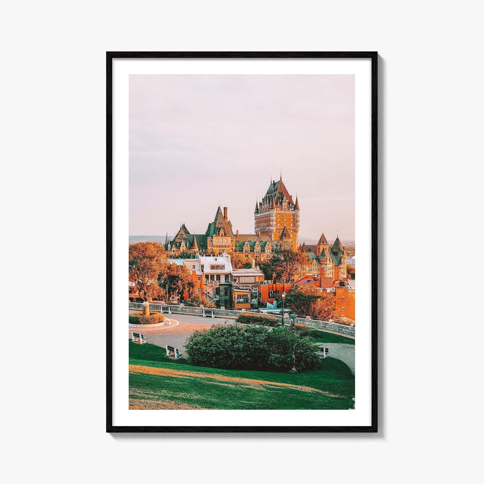 Quebec City Fine Art Photo Print, Château Frontenac, Old Quebec, Canada Poster