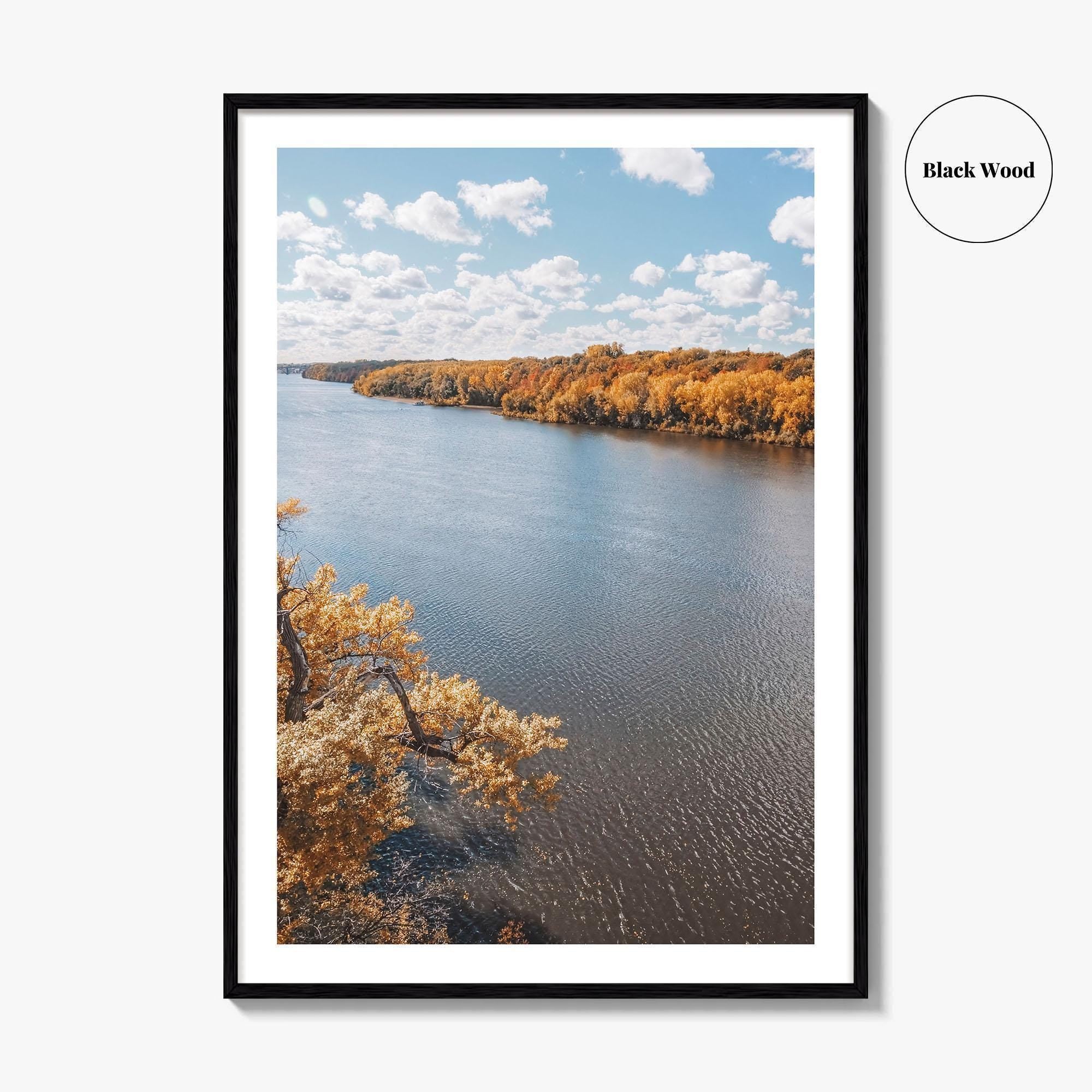 Mississippi River Fine Art Photo Print, Minnesota, USA, Wall Decor Poster