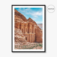 Petra Jordan Fine Art Photo Print, Monastery Ad Deir, Wadi Musa, Poster