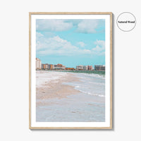 Marco Island Skyline Fine Art Photo Print, South Beach Ocean, Florida USA Poster