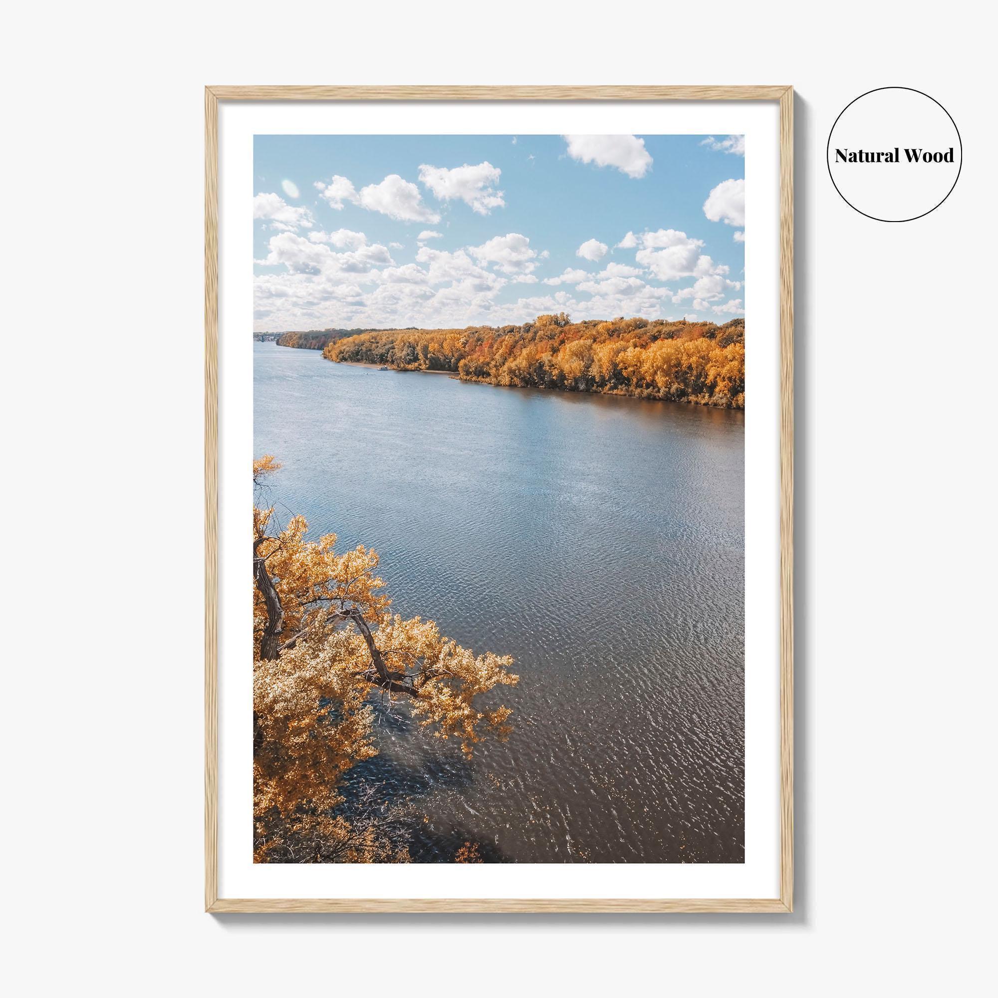 Mississippi River Fine Art Photo Print, Minnesota, USA, Wall Decor Poster