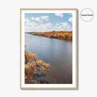 Mississippi River Fine Art Photo Print, Minnesota, USA, Wall Decor Poster