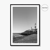 Montauk Black and White Fine Art Photo Print, Hamptons Long Island New York Poster