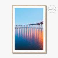 San Diego Fine Art Photo Print, Coronado Bridge, California USA, Wall Poster
