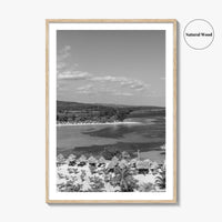 Runaway Bay Black and White Fine Art Photo Print, Jamaica Ocho Rios Poster