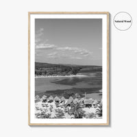 Runaway Bay Black and White Fine Art Photo Print, Jamaica Ocho Rios Poster