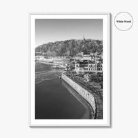 San Sebastian Black and White Fine Art Photo Print, Alderdi Eder Park Spain Poster