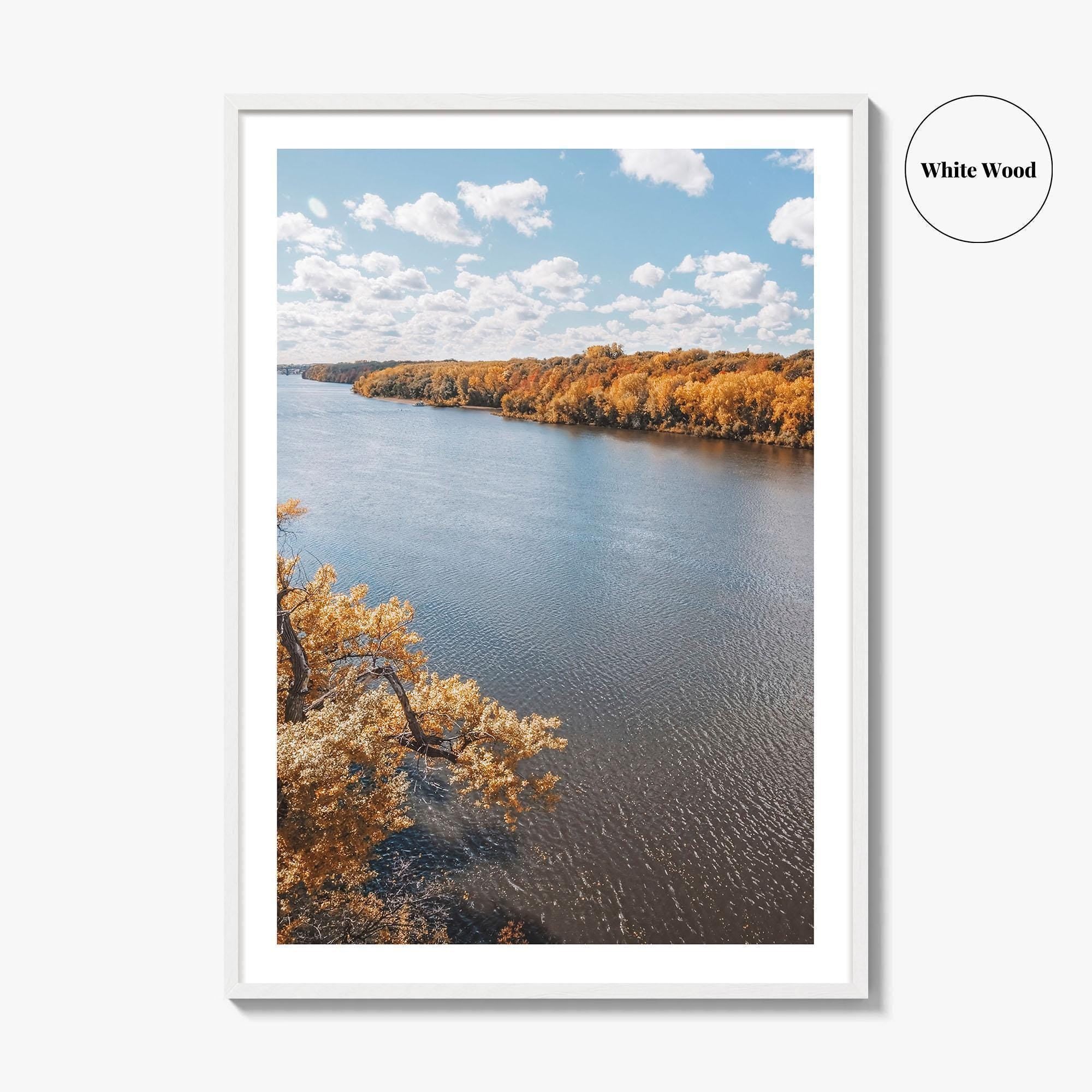 Mississippi River Fine Art Photo Print, Minnesota, USA, Wall Decor Poster