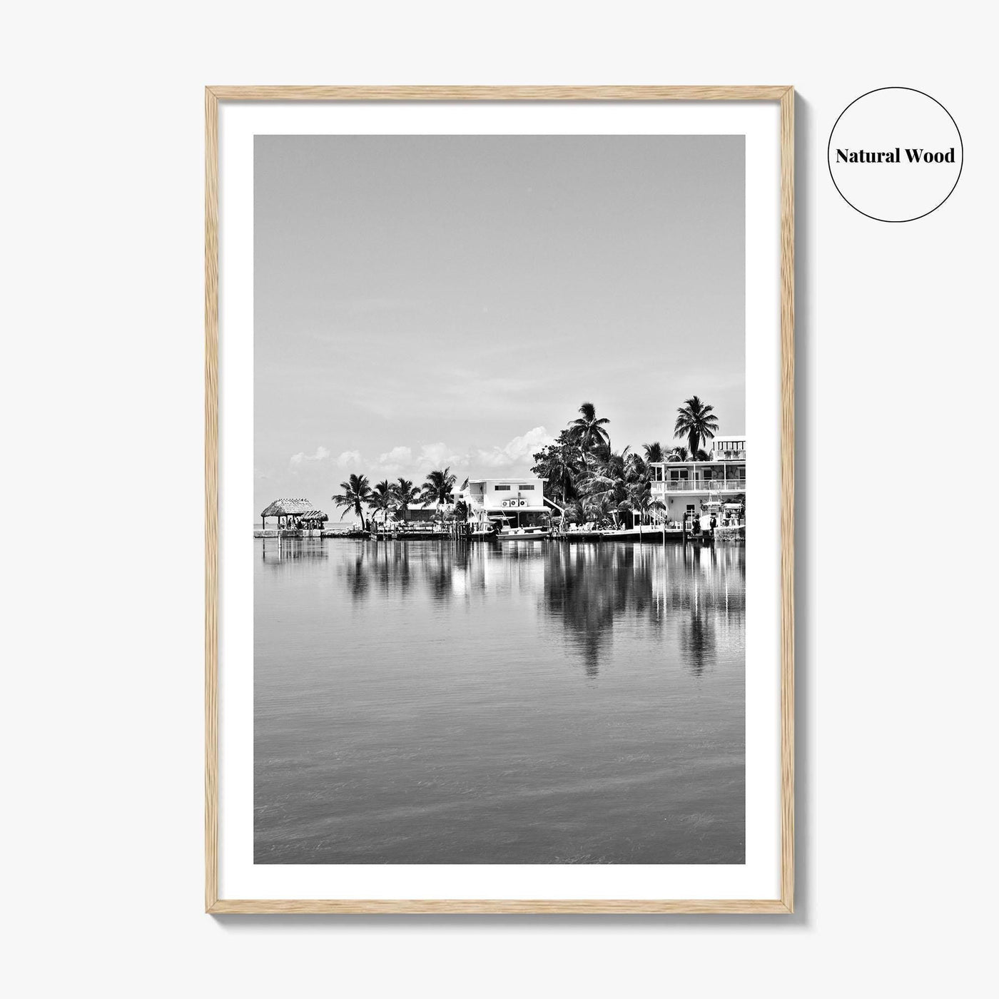 Key West Black and White Fine Art Photo Print, Florida Keys Poster
