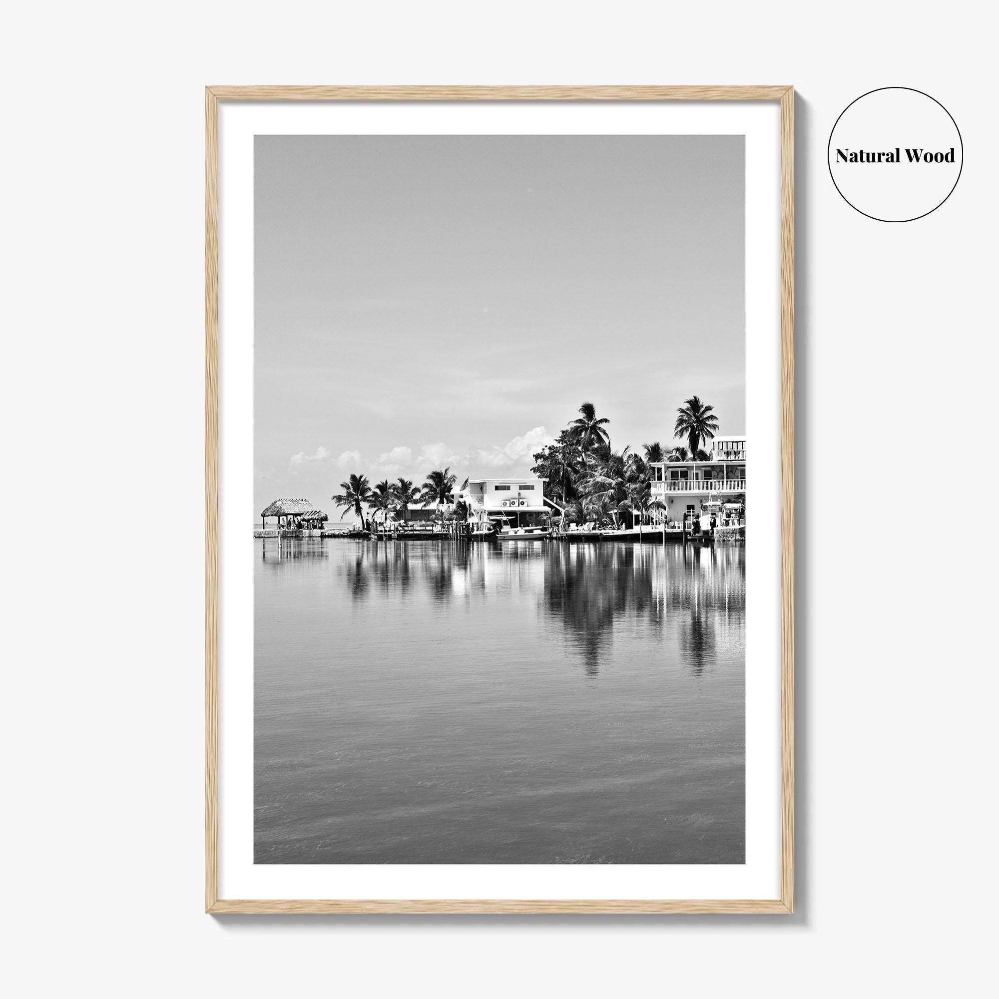 Key West Black and White Fine Art Photo Print, Florida Keys Poster