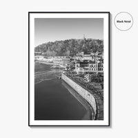 San Sebastian Black and White Fine Art Photo Print, Alderdi Eder Park Spain Poster